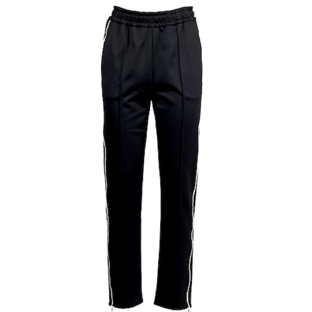 MONCLER BLACK CONTRACT LINE DETAIL LOUNGE PANTS
